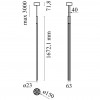 Dimension suspension My Lines Flos Valente Design