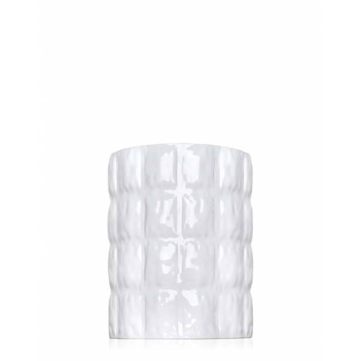 Vase MATELASSÉ blanc Kartell - Valente Design - de face