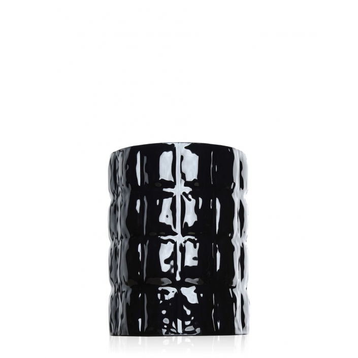 Vase MATELASSÉ noir Kartell - Valente Design - de face