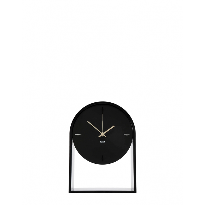 Horloge AIR DU TEMPS noir Kartell - Valente Design - de face