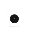 Horloge AIR DU TEMPS cristal/noir Kartell - Valente Design - de face