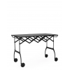 Charriot BATTISTA noir mat Kartell -Valente Design