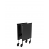 Charriot BATTISTA noir mat Kartell -Valente Design - replié