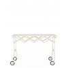 Charriot BATTISTA crème mat Kartell -Valente Design - de face