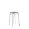 Tabouret CHARLES GHOST (lot de 2) 46 cm cristal Kartell - Valente Design