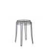 Tabouret CHARLES GHOST (lot de 2) 46 cm fumé Kartell - Valente Design