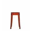 Tabouret CHARLES GHOST (lot de 2) 46 cm ambre Kartell - Valente Design - de face
