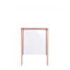 Tabouret MAX-BEAM rose Kartell - Valente Design - de face