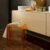 Tabouret MAX-BEAM orange Kartell - Valente Design - dans salle de bain