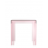 Table basse JOLLY rose Kartell - Valente Design - de face