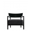 Fauteuil NOIR/ANTHRACITE SOLIDE Kartell - Valente Design - de face