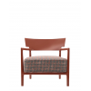 Fauteuil ROUILLE/FANCY ROUILLE-BEIGE Kartell - Valente Design - de face