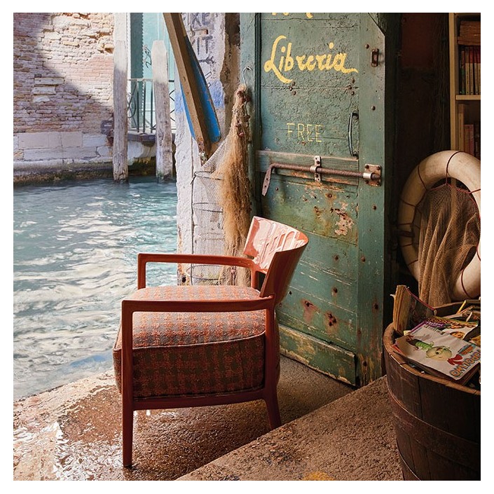 Fauteuil ROUILLE/FANCY ROUILLE-BEIGE Kartell - Valente Design - à Venise