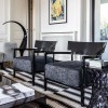 Fauteuils NERO/FANTAISIE NOIR-BEIGE Kartell - Valente Design