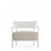 Fauteuil CARA MAT BLANC/BEIGE Kartell - Valente Design - de face