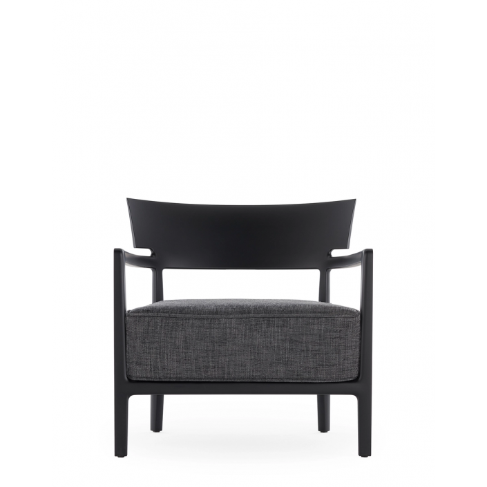 Fauteuil NOIR/ANTHRACITE Kartell - Valente Design - de face