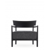 Fauteuil NOIR/ANTHRACITE Kartell - Valente Design - de face