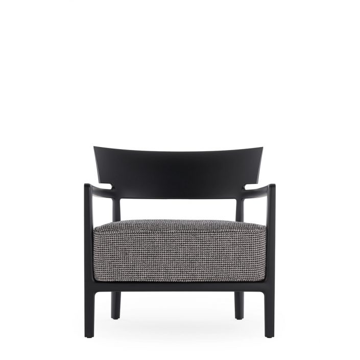 Fauteuil NOIR/NOIR-BEIGE Kartell - Valente Design - de face