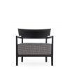Fauteuil NOIR/NOIR-BEIGE Kartell - Valente Design - de face