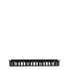Plateau PIAZZA noir Kartell - Valente Design - de profil