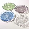 Assiettes JELLY bleu, vert, fumé et cristal Kartell - Valente Design
