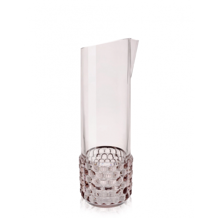 Carafe JELLIES FAMILY rose Kartell - Valente Design - vue de profil