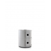 Meuble Componibili Metal 2 Portes chrome - Kartell - Valente Design