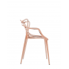 Chaise MASTERS METAL cuivre Kartell - Valente Design - de profil