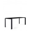 Table FOUR CERAMIC 190x79 noir Kartell - Valente Design - vue de côté