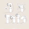 Diffuseur orientable de la lampe de table Bilboquet Flos - Valente Design