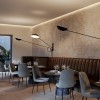 Appliques Spring Diesel - Valente Design - éclairée dans restaurant