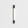 Applique Palermo noir mat 600 LED Astro Lighting - Valente Design posée à la verticale