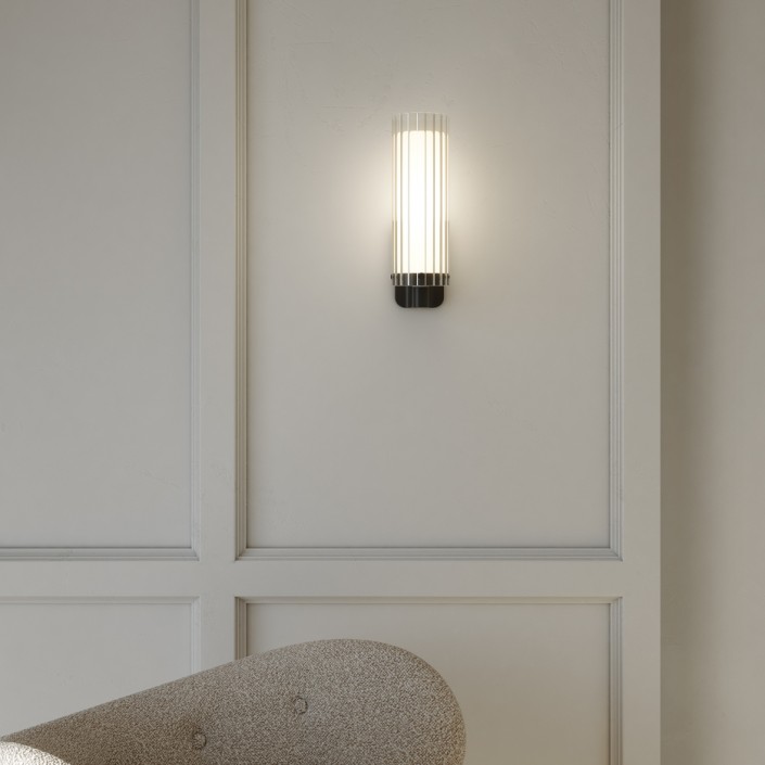 Applique Ottavino Wall noir mat Astro Lighting Valente Design dans salon