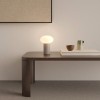 Lampe Zeppo Portable gris gallet Astro Lighting - Valente Design - éclairée sur table