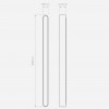 Dimension applique Atticus 900 Astro Lighting - Valente Design