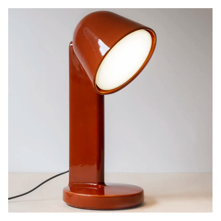 Lampe de table Céramique down rouille Flos - Valente Design