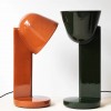 Lampes de table Céramique Down rouille et Céramique Up vert mousse Flos - Valente Design