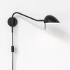 Applique Serge Plug-In noir mat Astro Lighting - Valente Design - éclairée
