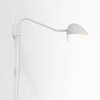 Applique Serge Plug-In blanc mat Astro Lighting - Valente Design - éteinte vue de profil
