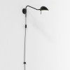 Applique Serge Plug-In noir mat Astro Lighting - Valente Design - éclairée - vue d'ensemble