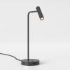 Lampe de bureau Enna Desk USB C noir mat Astro Lighting - Valente Design allumée