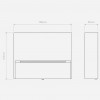 Dimension applique Mori 140 Astro Lighting - Valente Design