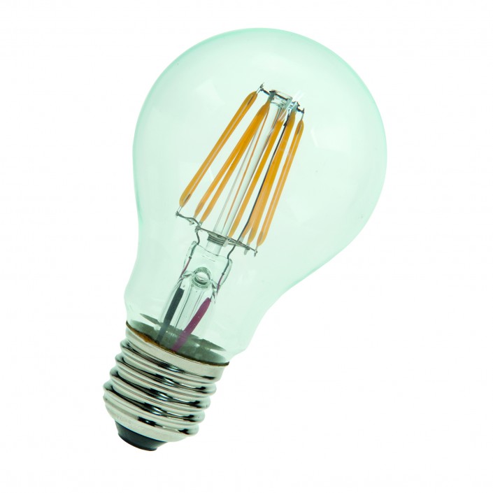 Ampoule E27 8W LED clair A60 2700°K