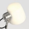 Lampe à poser Imari Desk nickel mat Astro Lighting - Valente Design - éclairée - détail diffuseur