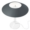 Lampe de table Chapeaux M gris Foscarini  - Valente Design - vue de dessus