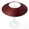 Lampe de table Chapeaux M rouge foncé Foscarini  - Valente Design - vue de dessus