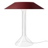 Lampe de table Chapeaux M rouge foncé Foscarini  - Valente Design