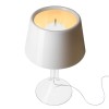 Lampe de table Chapeaux V blanc chaud Foscarini  - Valente Design - vue de dessus