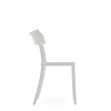Chaise CATWALK MAT blanc Kartell - Valente Design - de profil