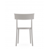 Chaise CATWALK MAT gris Kartell - Valente Design - de dos